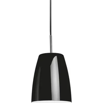 Fagerhult Terso závěsné svítidlo DALI černé 840 31W Ø40cm - Stříška - Ø 12 cm, výška 6 cm lesklá černá, bílá LED 31 W celkem - Doprava zdarma