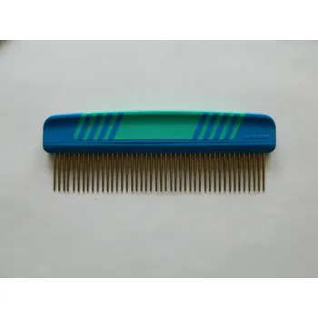 Kartáč pro zvířata Hřeben Vivog s plastovou rukojetí a otočnými hroty