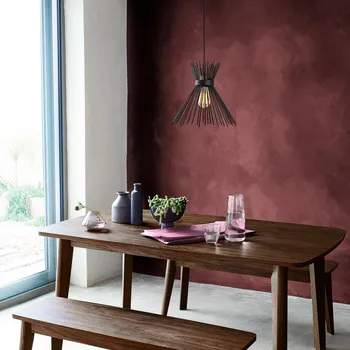 Opviq Závěsné svítidlo Kirpi 3081 1-light Ø34cm černá - Stříška - Ø 10 cm, výška 6 cm 1 x 40 W - Doprava zdarma