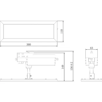 Lampička Deko-Light LED panel TRACK LIGHT, bílý, 3fázový, 3 000 K, zapnuto/vypnuto - Celková výška s adaptérem 15 cm bílá LED 20 W celkem - Doprava zdarma