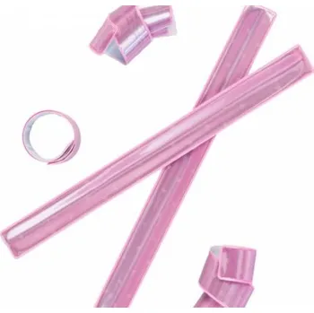 Reflexní páska růžová 32x3cm