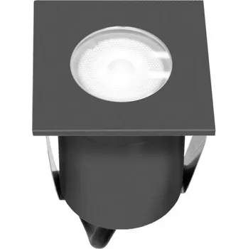 Lampička EVN 654120A LED podlahové světlo, 220-240V hranaté - kabel 100 cm antracit 1 x 2 W LED - Doprava zdarma