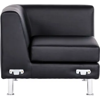 Pohovka ANTARES - Pohovka rohová NOTRE DAME CORNER R, Černá