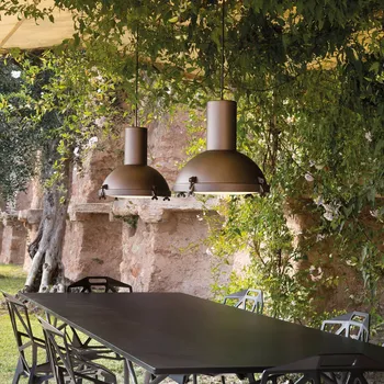 Venkovní osvětlení Venkovní závěsné svítidlo Nemo Projecteur 365, moka hnědá - Stříška - výška 3 cm, Ø 18 cm moka hnědá matná 1 x 60 W - Doprava zdarma