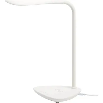 Lampička Aluminor Tom Qi LED stolní lampa CCT bílá - Noha – délka 15,5 cm, šířka 15,5 cm; hlava – délka 20,5 cm, šířka 7,8 cm LED 7 W celkem - Doprava zdarma