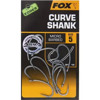 Rybářský háček Fox háčky Edges Curve Shank ( bez protihrotu ) - 8B