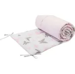 Bomimi Mantinel do postýlky 180 cm - Motýlci - Růžová