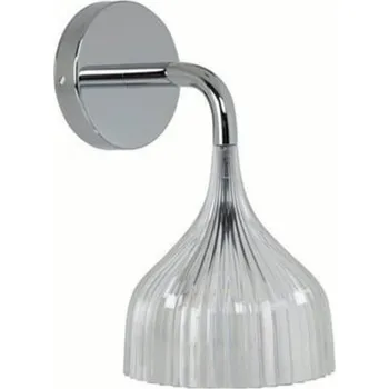Lampička Kartell É - LED nástěnné světlo, transparentní - Ø stínidla 13,5 cm 1 x 5 W LED - Doprava zdarma
