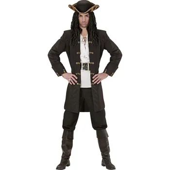 Karnevalový kostým Kapitánský kabát piráta - S