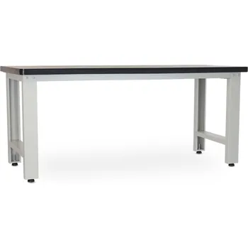 Jídelní stůl Dílenský stůl Solid MDF-00, 210 cm, černá