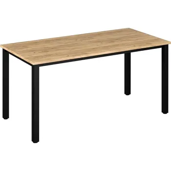 Psací stůl MOB PC stolek Tempo Kondela Klodekas 7 (dub artisan + černá)