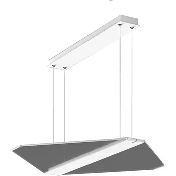 Lampička BEGA RZB Twindot S Diamond LED závěsné DALI 827-865 matná bílá (RAL 9016), čirá, prizmatická LED 27 W celkem - Doprava zdarma