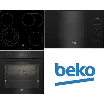 Set domácích spotřebičů Set BEKO BBIR17300BCS + HIC64404T + BMGB20212B