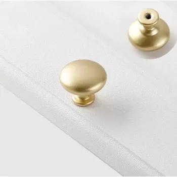 Madlo do koupelny Knop knopka držadlo šuplíku 6050 zlatá (KNP50-2)