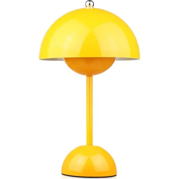 Stojací lampa Interlook HJA27-1-ŽLUTÁ | Stylová stolní lampa | Bezdrátová noční lampa se třemi barvami osvětlení