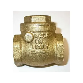 Fitinka Emsan - fitinky a armatury Klapka zpětná celomosazná vodorovná 1“