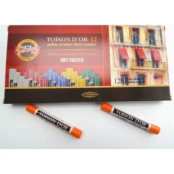 KOH-I-NOOR Křídy 8500/40 prašné TOISON D'OR, oranž kadmiová, 12ks