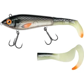 MCHYBRID SVARTZONKER 20CM GLOW SHAD