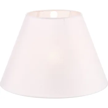 Lampička Duolla Stínidlo na lampu Sofia výška 31 cm, veroni bílá - Ø stínidlo na lampu nahoře 22,5 cm - Doprava zdarma