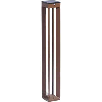 Venkovní osvětlení Les Jardins LED solární světlo Borne se senzorem 90 cm, corten 1 x 3 W LED - Doprava zdarma