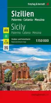 Sicílie: Palermo 1:150 000 - Freytag & Berndt (2023, vícejazyčná)