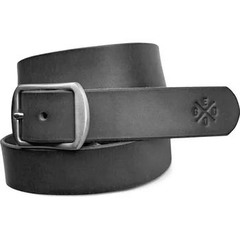 Opasek Eggo Hunt kožený opasek Šedá