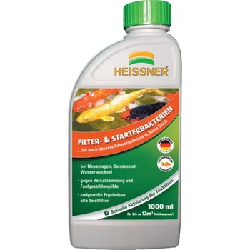 Zahradní jezírko Heissner filtrační a startovací bakteri 1000 ml až na 12 m3 jezírkové vody TZ755-00