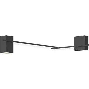 Lampička Vibia Structural 2620 nástěnné světlo, tmavé tmavě šedý LED celkem 12 W - Doprava zdarma