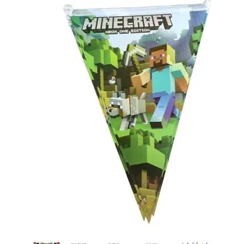 Party dekorace MINECRAFT vlaječkový banner