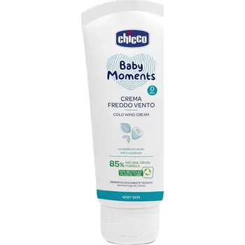 Tělový olej CHICCO Krém ochranný do chladného počasí bez parabenů Baby Moments 50 ml