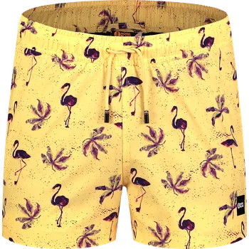 Pánské kraťasy Pánské koupací šortky NORDBLANC RAINFOREST NBSPM8019 ŽLUTÁ S
