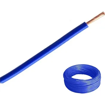 elektrický kabel Vodič H05V-K 0,75 tmavě modrá (CYA 0,75) balení 100 m