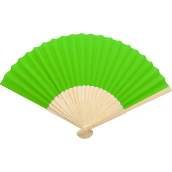 Karnevalový doplněk Bapper vějíř zelená