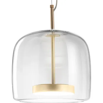 Vistosi Závěsné světlo Jube SP 1 P ze skla, čiré čirá LED celkem 19,5 W - Doprava zdarma