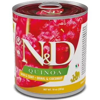 Krmivo pro psa Konzerva N&D Quinoa Dog Skin&Coat Quail 285g