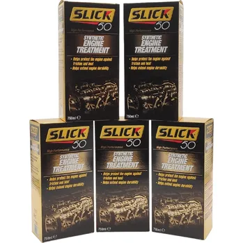 aditivum Sada 5ks SLICK 50 - Ochrana sportovních motorů, 750ml, Synthetic High Performance Engine Treatment