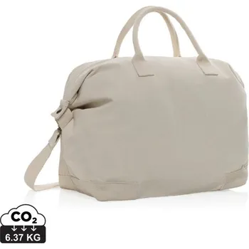 Nákupní taška Víkendová taška Kezar z 500g recykl. canvas AWARE™ - Off White, Firemní dárkové předměty s vlastním potiskem