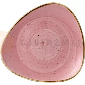 Talíř Talíř trojúhelníkový 229 mm | CHURCHILL, Stonecast Petal Pink