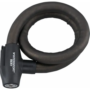 Zámek na kolo Cytec INTERSPORT Rent Panzer+80 cm kabelový zámek na kolo - 0 - černá - 80 cm