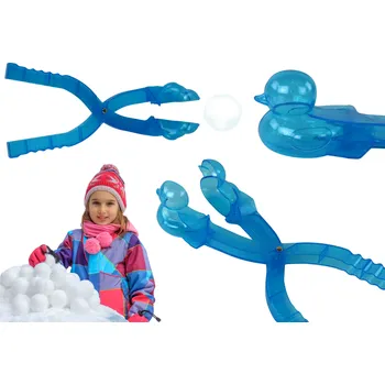 Hračka na písek Mamido Sněhovačka pro výrobu sněhových koulí Kachna modrá'