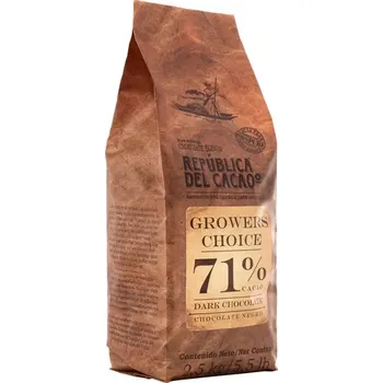 Výroba svíčky Hořká čokoláda 71% Growers Choice 250 g | REPUBLICA DEL CACAO, 30681-025