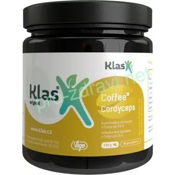 Nápoj Klas Coffee Cordyceps 150 g (Instantní káva obohacená o Cordyceps)