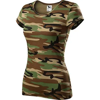 Dámské tričko Dámské tričko Adler hnědozelený maskáč