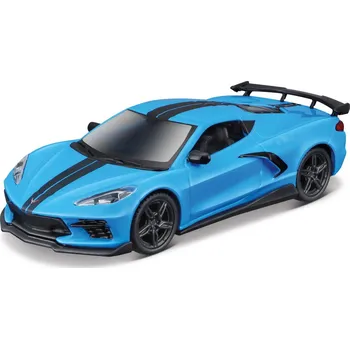 autíčko Maisto Chevrolet Corvette Stingray Coupe 2020 1:41 modrá