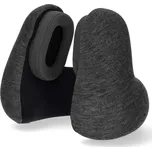 Nedis TRBT2400BK - Cestovní polštář se zabudovanými bezdrátovými sluchátky šedá