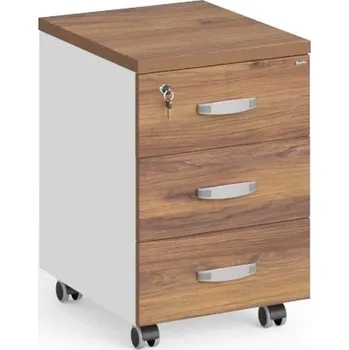 Zásuvkový kontejner Kontejner Manager 40,8 x 50,4 cm, ořech warmia / bílá