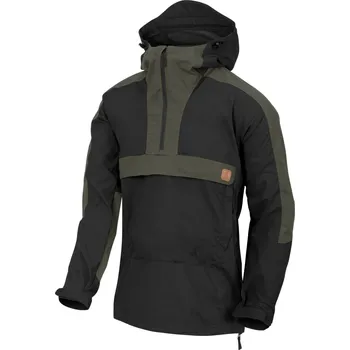 Helikon-Tex® Helikon Woodsman Anorak Bushcraft - Black | Taiga Green Velikost: M