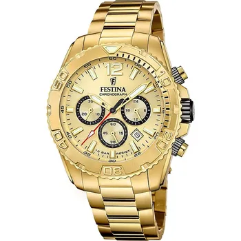 Hodinky Festina Timeless Chronograph 20684/1 + prodloužená záruka 5 let + 5 let na výměnu baterie zdarma + možnost výměny do 190 dní + zkrácení řemínku zdarma + doprava zdarma