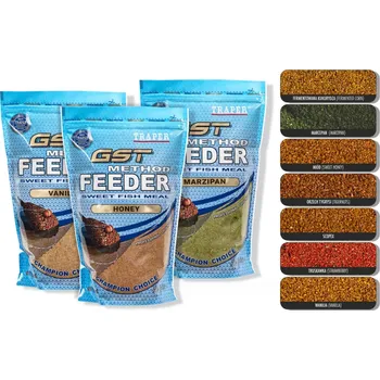 Návnadová surovina TRAPER Method Feeder GST Kukuřice - Method Feeder GST Kukuřice 1kg