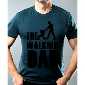 Pánské oblečení Walking DAD, černý potisk 2 - Pánské tričko Basic - Nejoblíbenější - XS